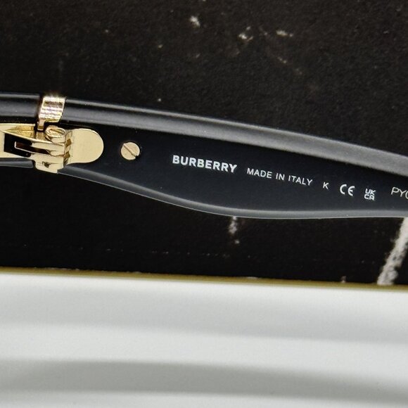 NEW BURBERRY BE4462 4186/87 BLACK UNISEX SUNGLASSES BURBERRY BE4462 418687 main image 7